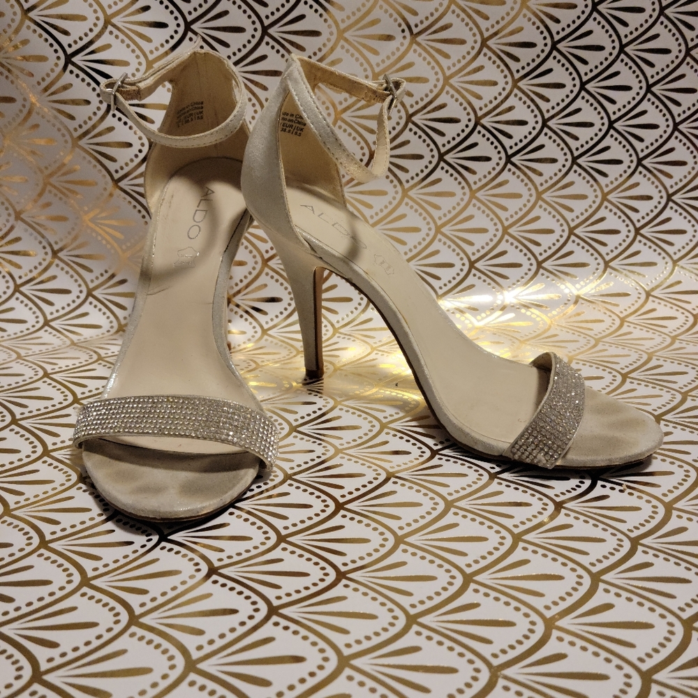 Crystal Shimmer Heels